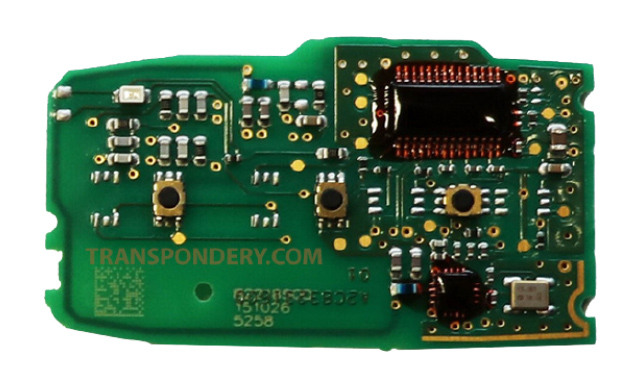 PCB of SVI-XMFGE03 Smart Key ( Continental 2P550 87BB, BB035A265258, 95440-1W501 ) for Kia Rio, Optima, Sportage